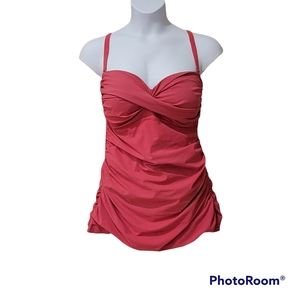 'Profile by Gottex' pink one piece swim suit,  Size 20W